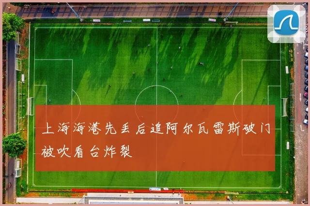 上海海港先丢后追阿尔瓦雷斯破门被吹看台炸裂